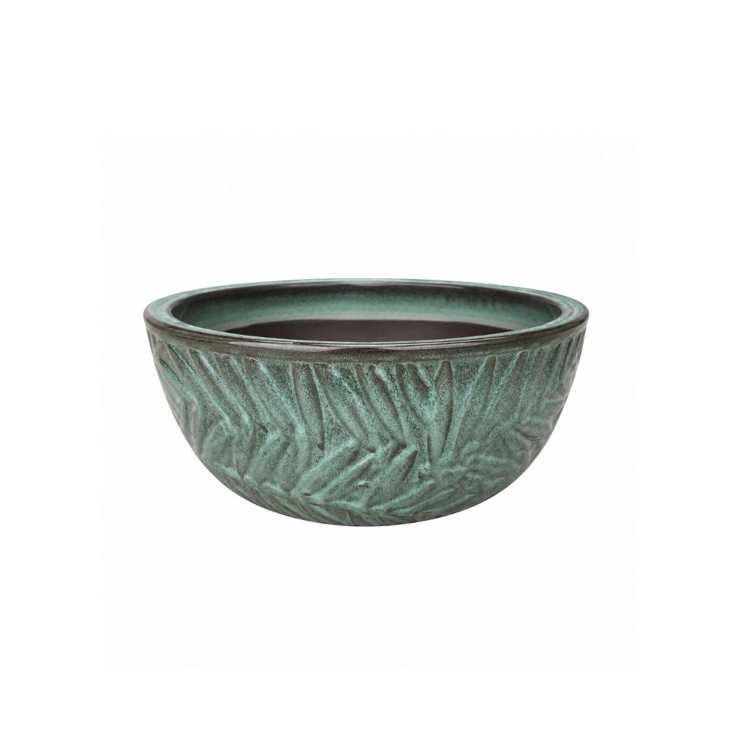 Glazed Bowl Planter Bocage - Sage