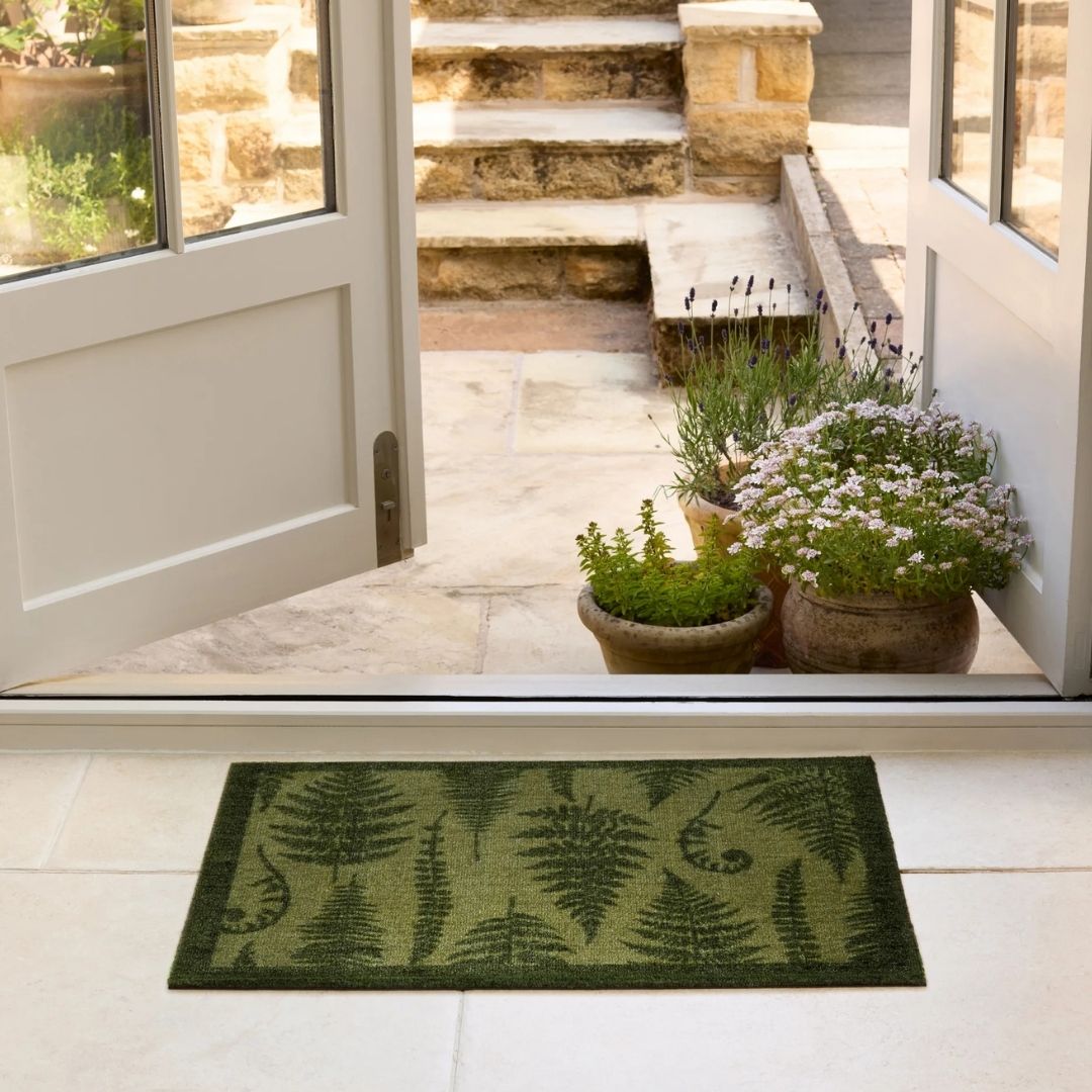 Door Mat Green Fern