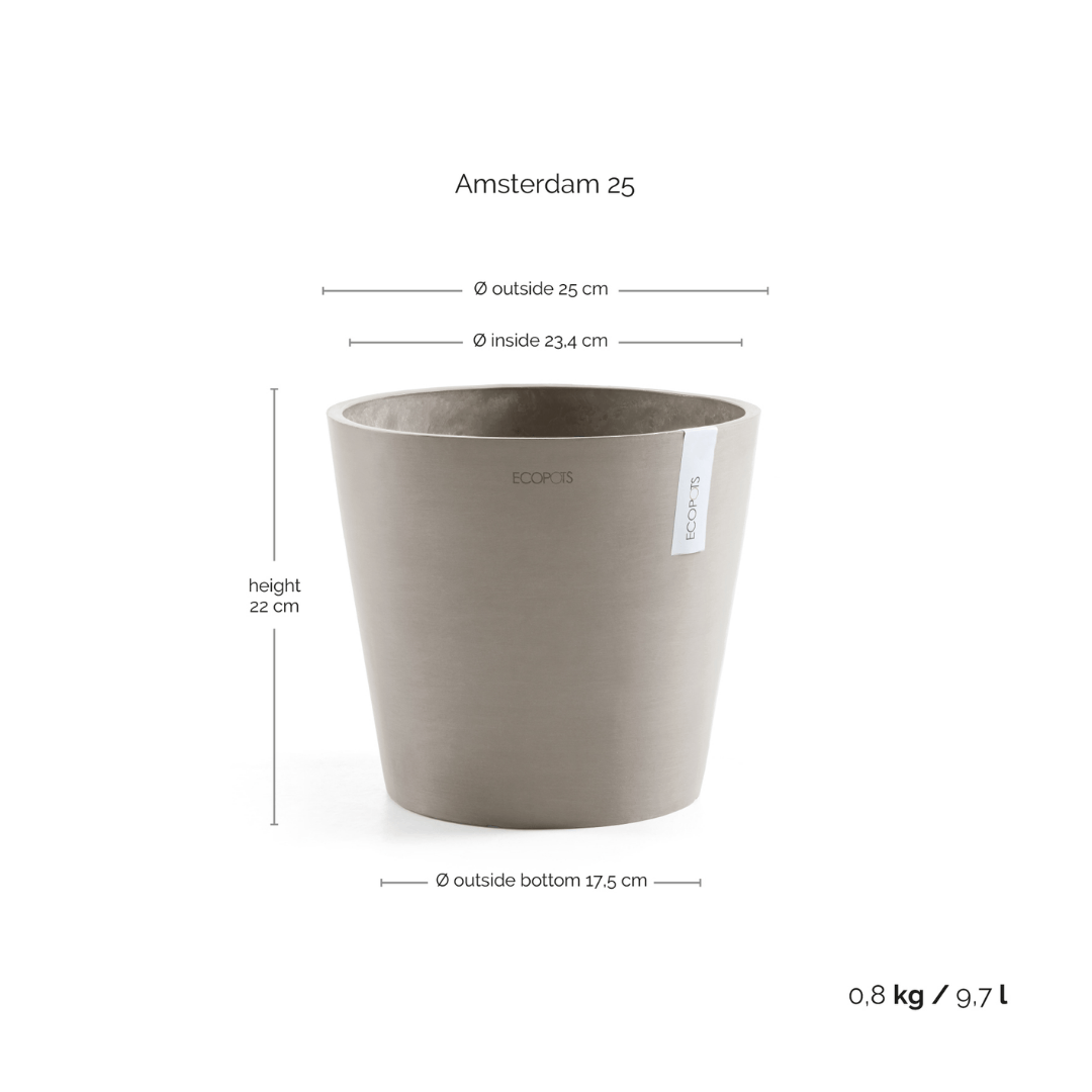 Ecopots Amsterdam Taupe
