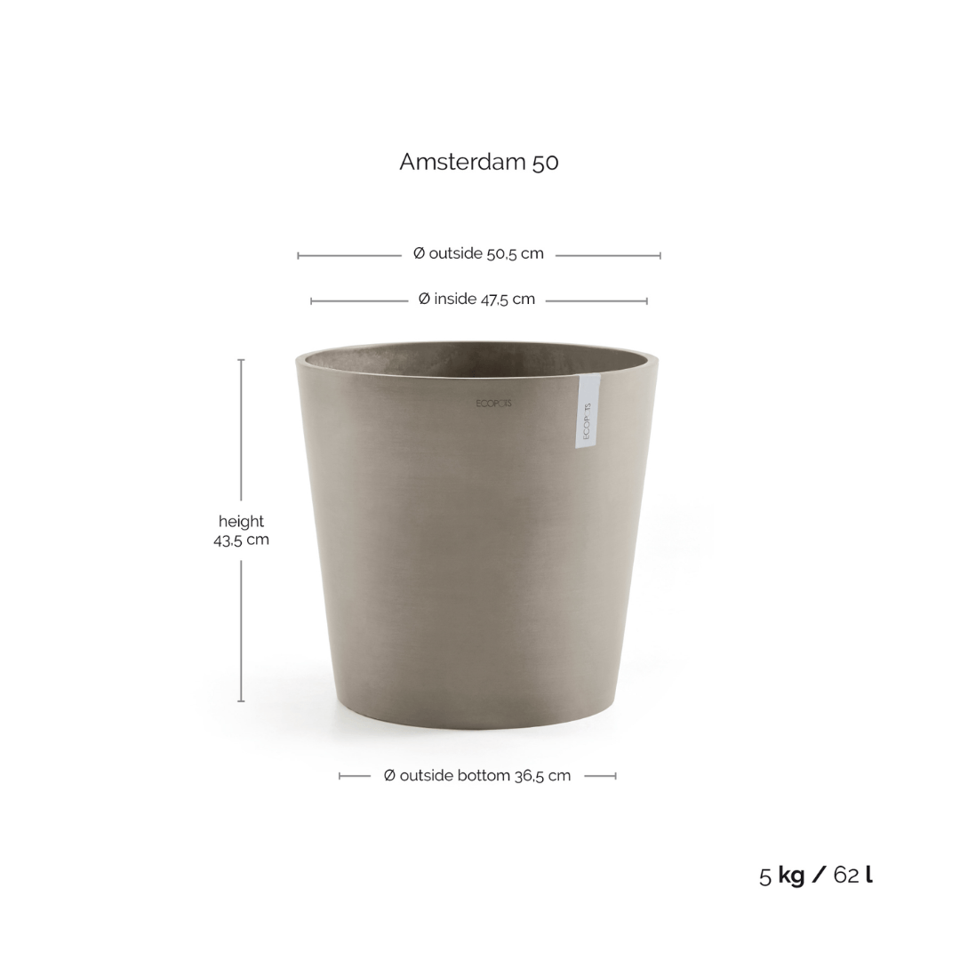 Ecopots Amsterdam Taupe