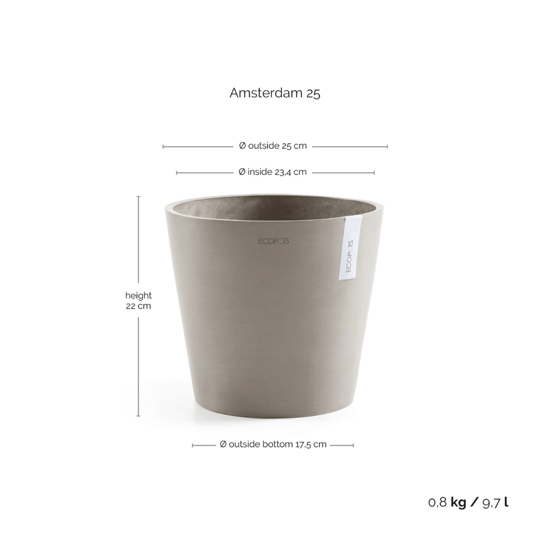 Ecopots Amsterdam Taupe