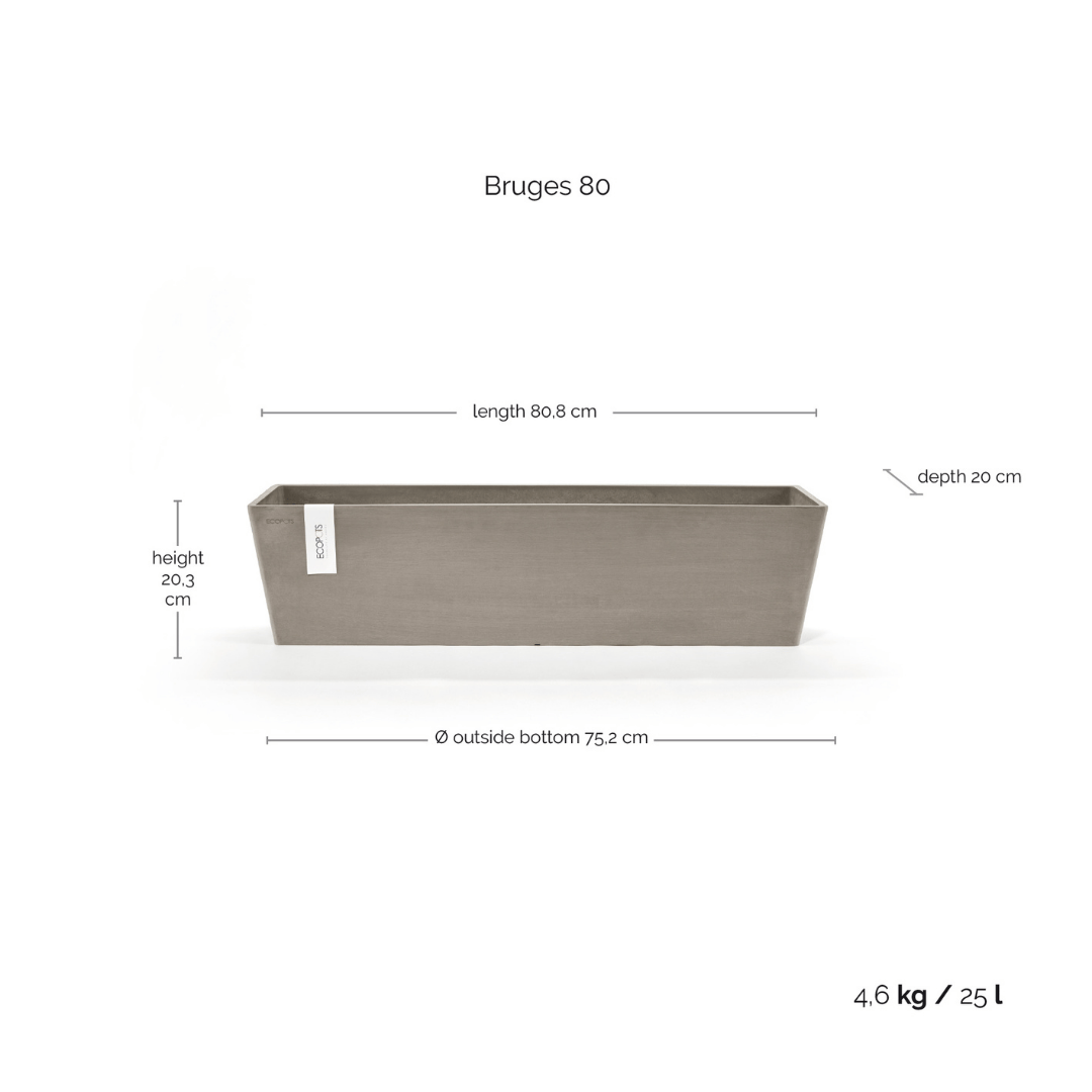 Ecopots Bruges Taupe