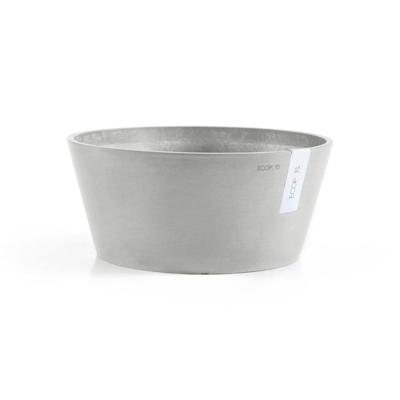 Ecopots Frankfurt 40 White Grey