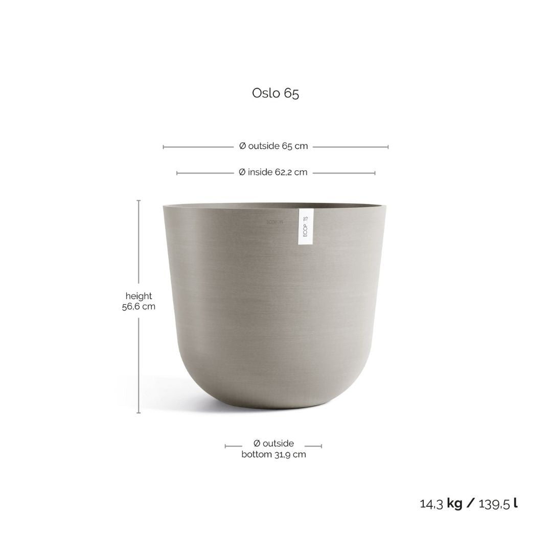 Ecopots Oslo Taupe
