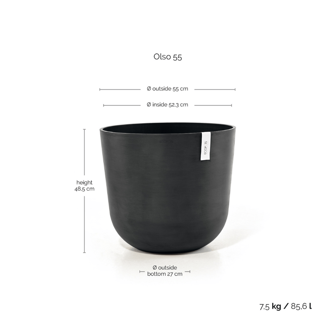 Ecopots Oslo Dark Grey