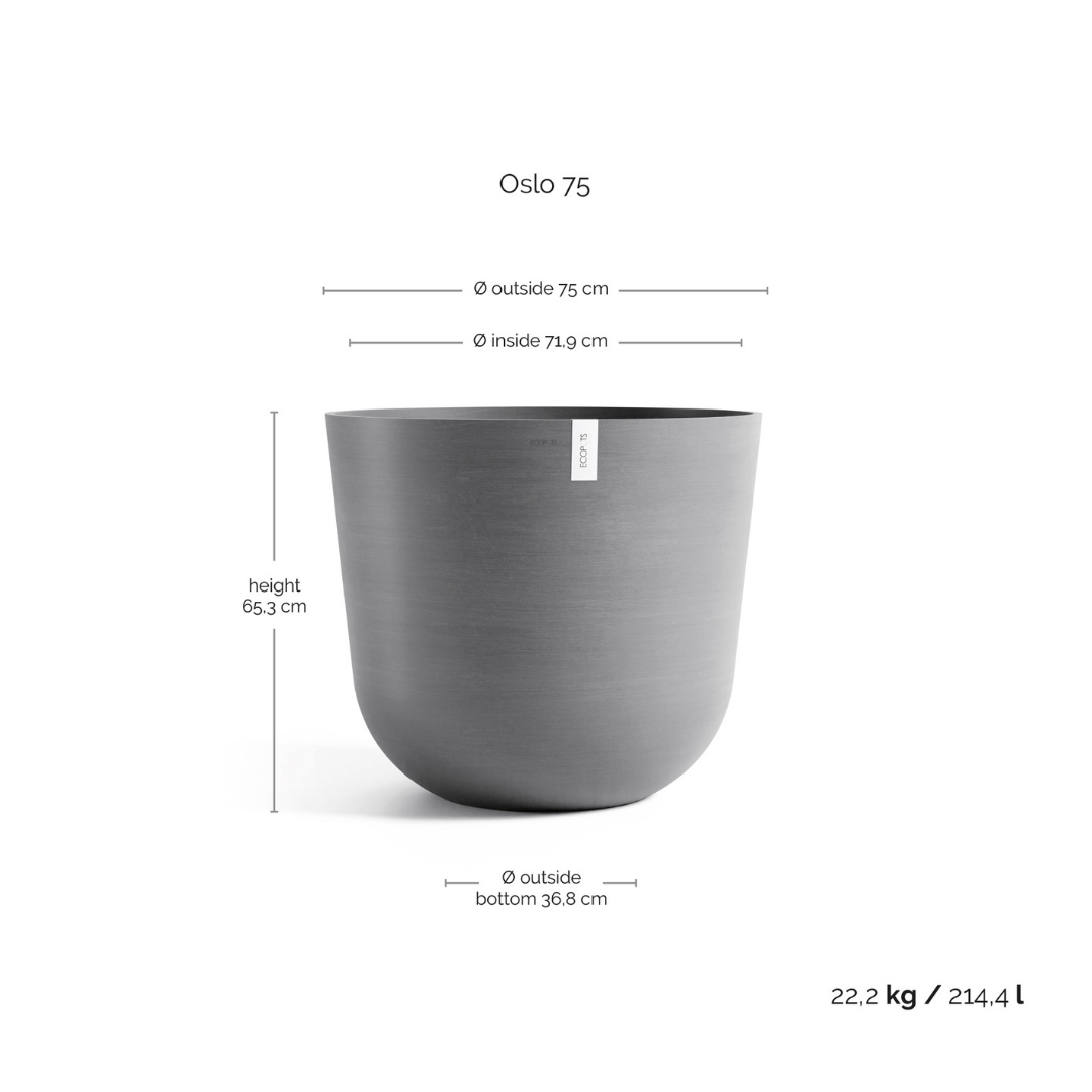 Ecopots Oslo Grey