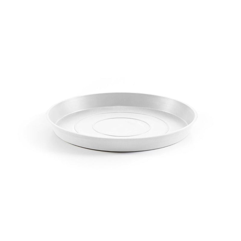 Ecopots Saucer Round Pure White