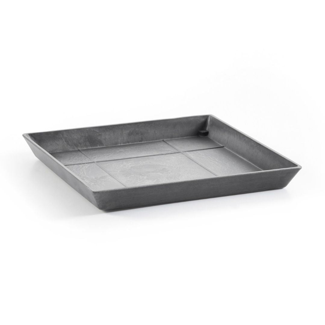 Ecopots Saucer Square Grey