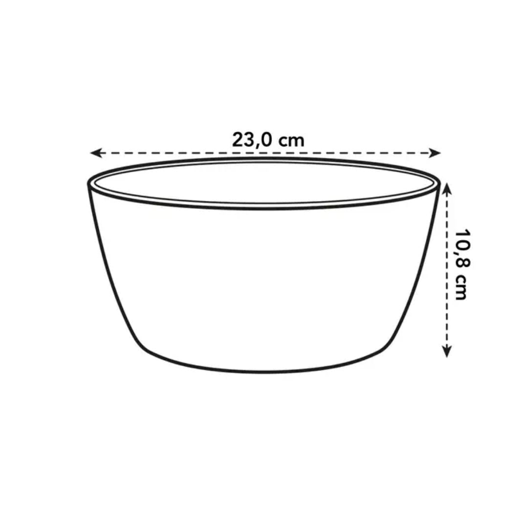 Elho Brussels Bowl White 23cm