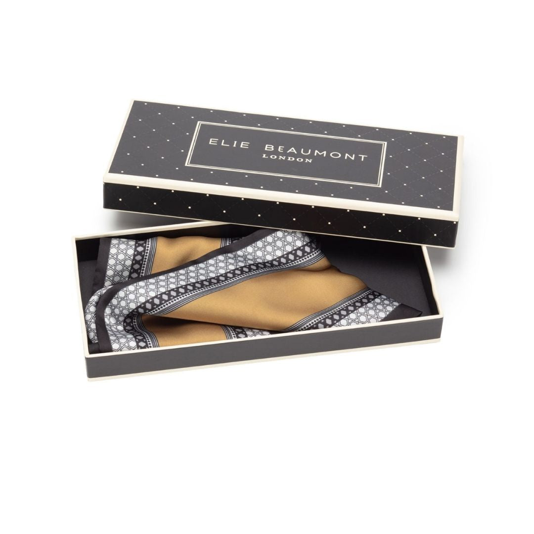 Neck Tie Mustard and Black