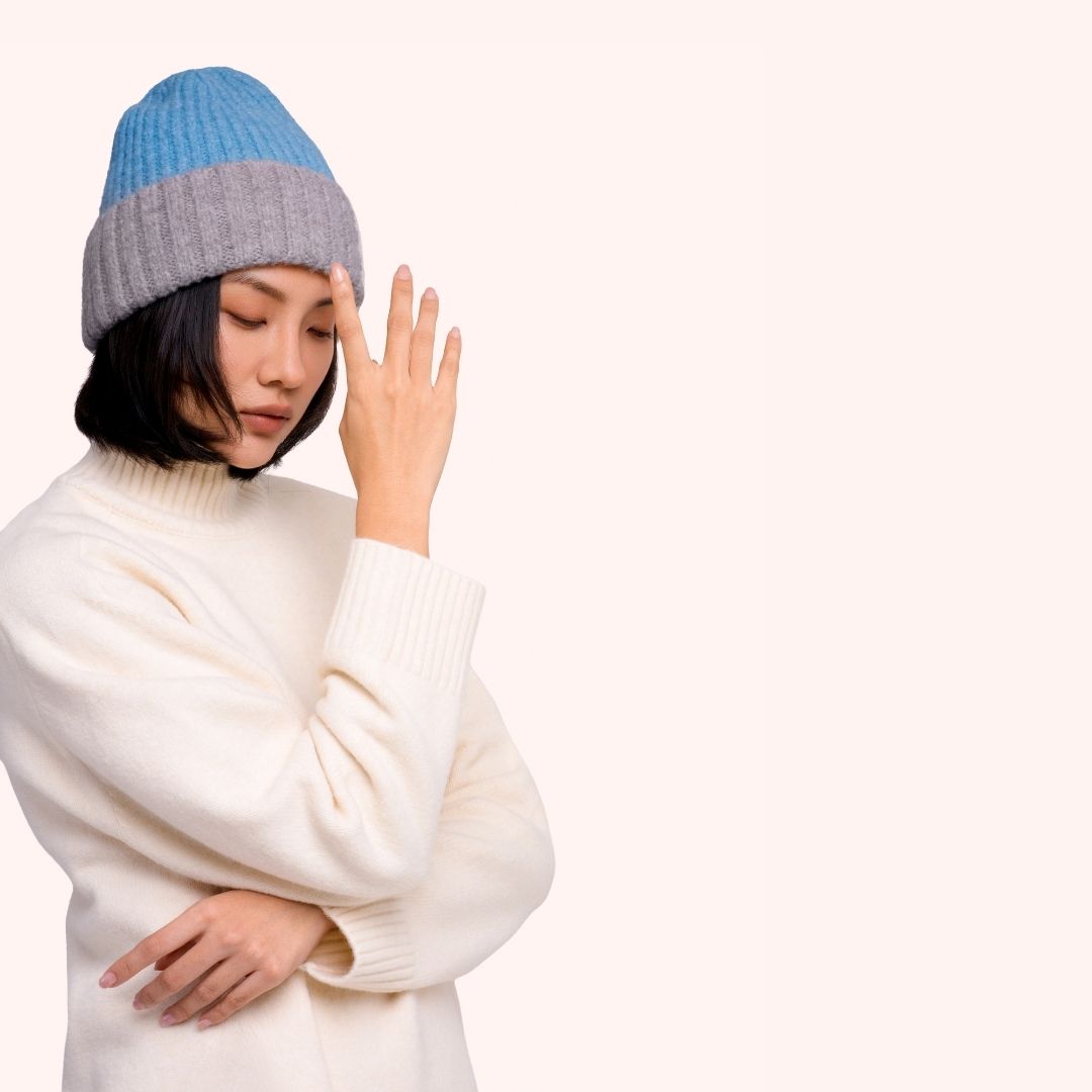 Emily Beanie Hat - Denim