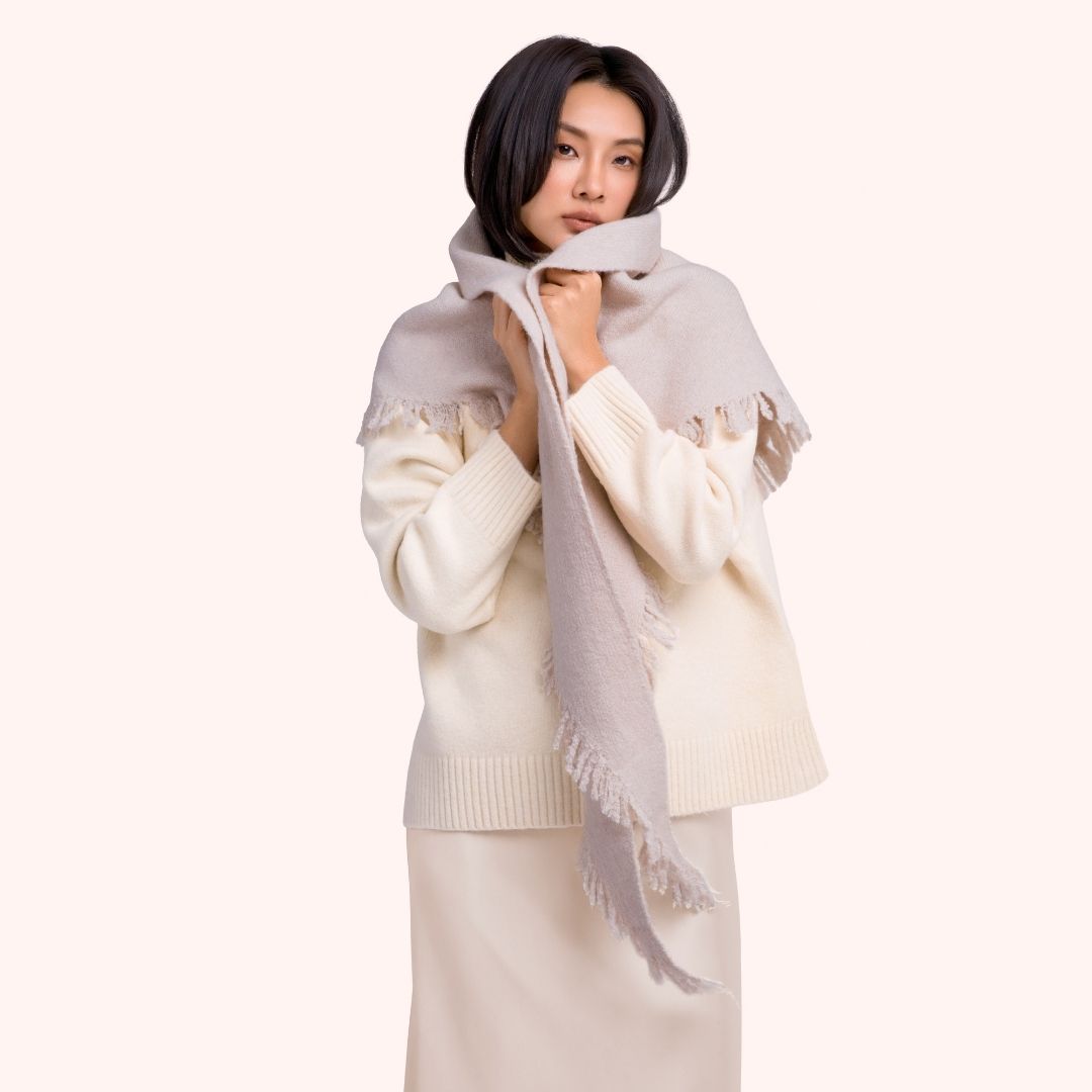 Emily Scarf - Cream