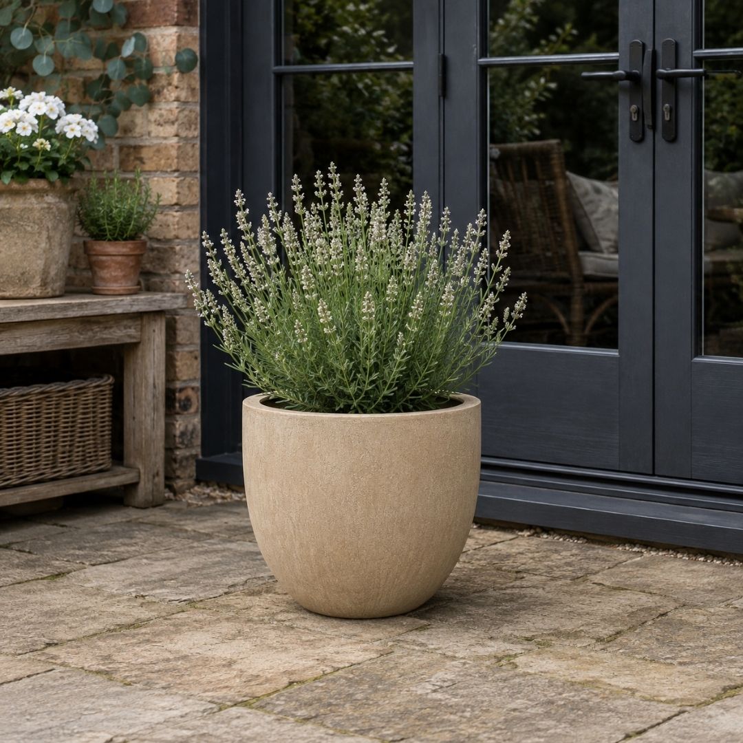 Eschbach New Egg Pot - Antique Sandstone