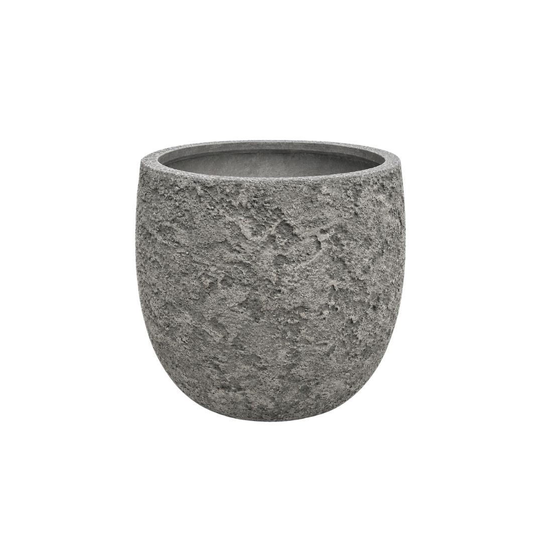 Eschbach High Balloon Pot - Rockstone Light Grey