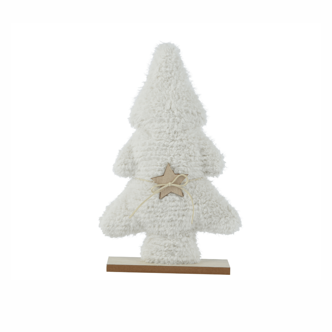 Christmas Tree Faux Fur Decoration