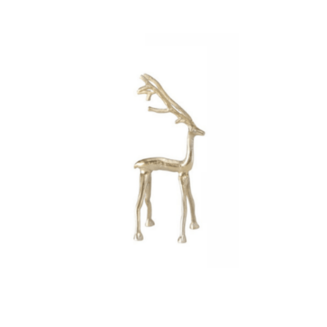 Standing Deer Figurine Frody Gold