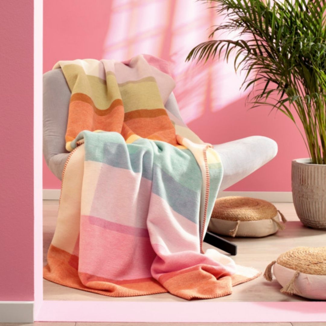 Floating Forms Throw Blanket