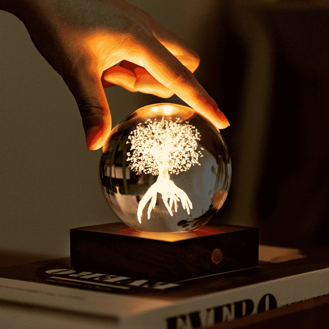 Amber Crystal Light - Tree Life