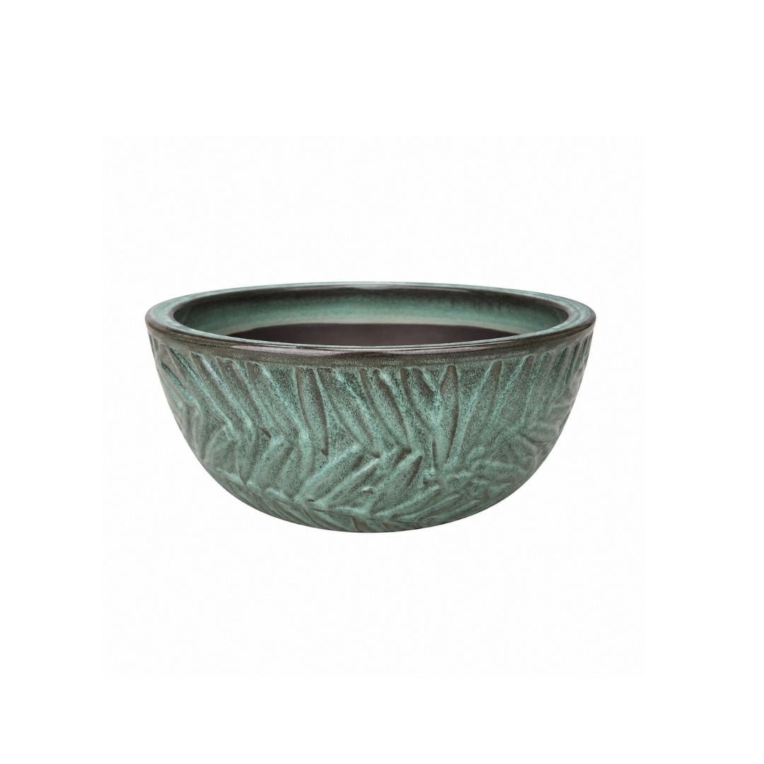 Glazed Bowl Planter Bocage - Sage