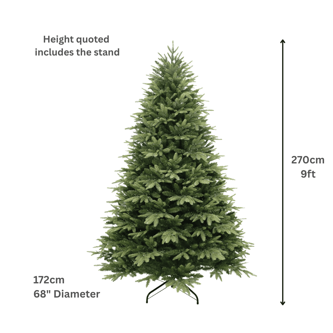 9ft Grand Parque Artificial Christmas Tree