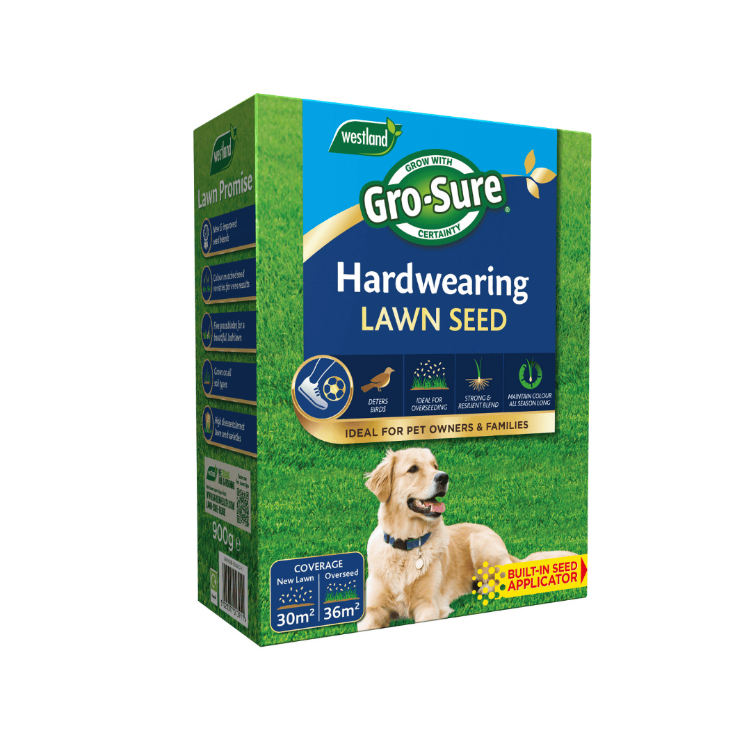 Gro - Sure Hardwearing Lawn Seed - 30m² Coverage