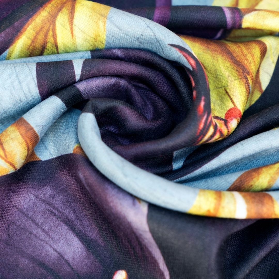 Lux Print Scarf - Hellebore