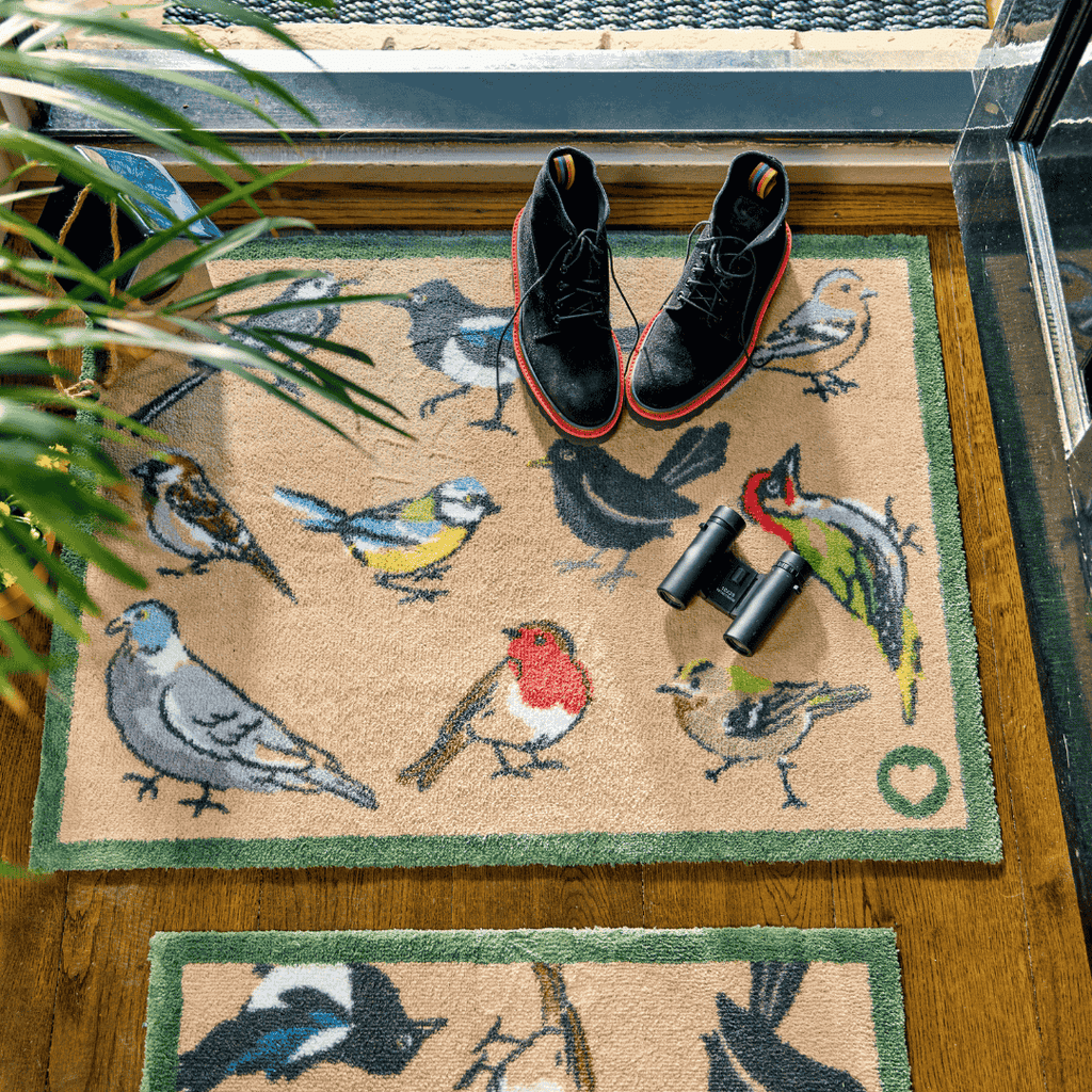 Hug Rug Birdwatcher Mat – Durable Eco Door Mat 65 x 85cm | The Garden House