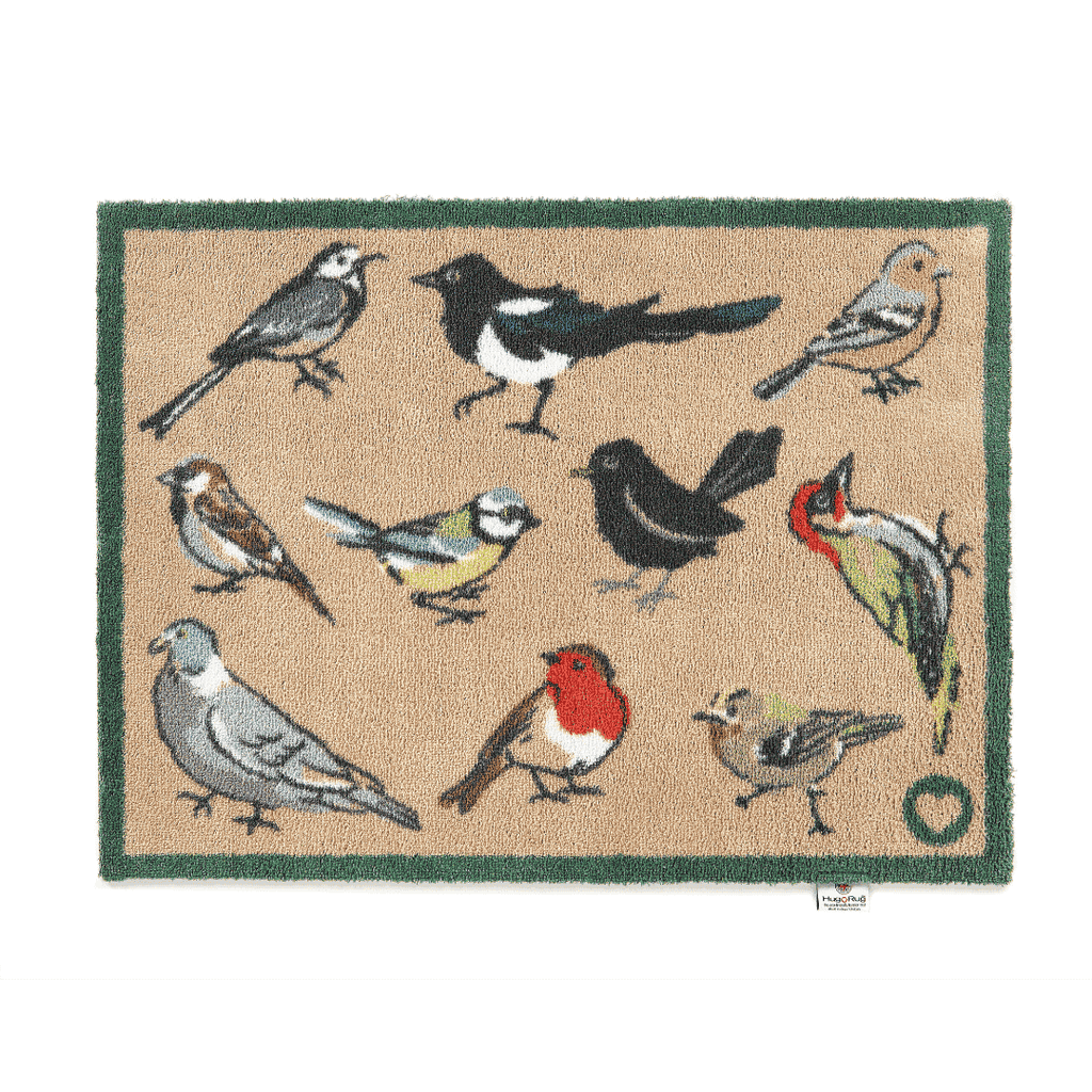 Hug Rug Birdwatcher Mat – Durable Eco Door Mat 65 x 85cm | The Garden House