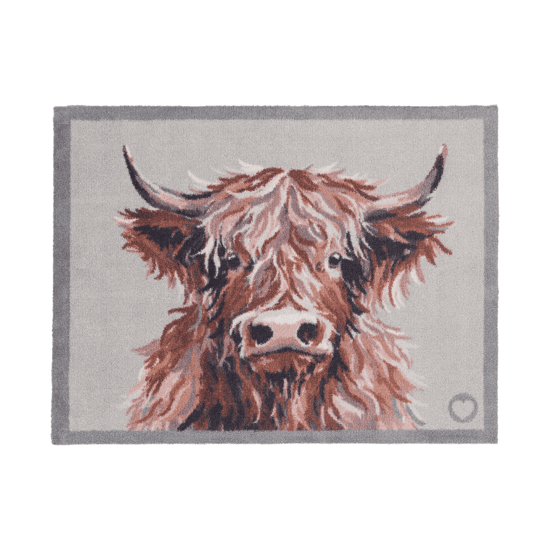 Hug Rug Doormat Heritage Highland Cow