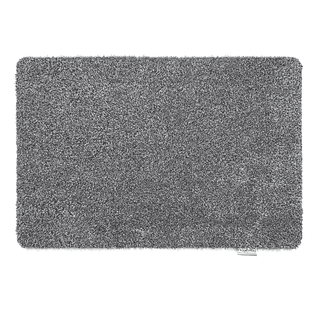 Hug Rug Doormat Plain Fleck Light Grey