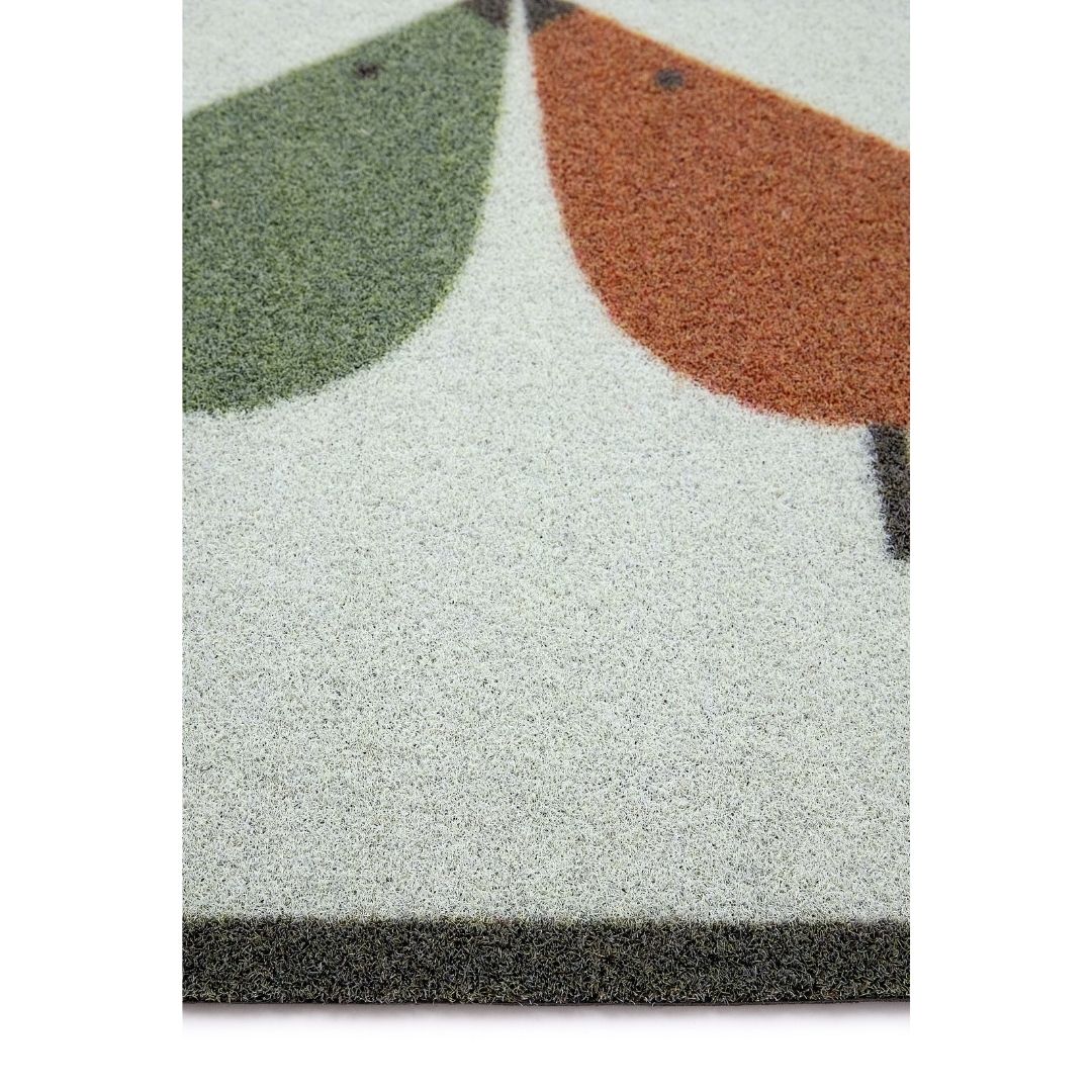 Hug Rug Doormat Lintu Rust Green