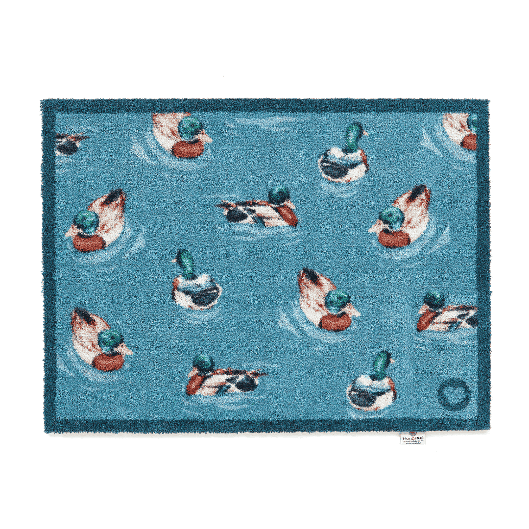 Hug Rug Doormat Swimming Ducks