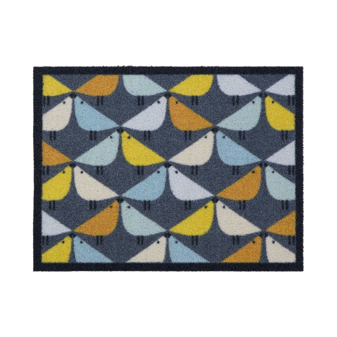 Hug Rug Doormat Lintu Blue