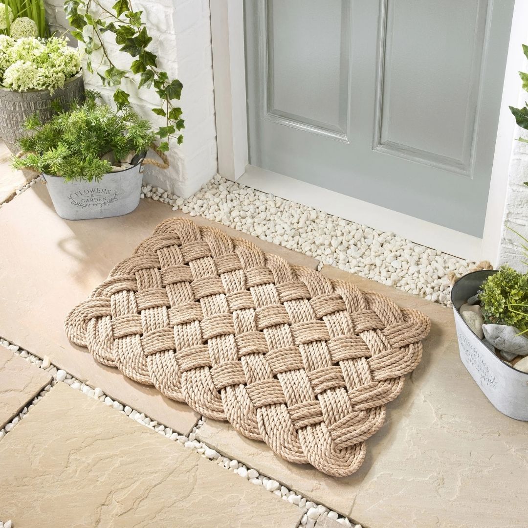 Doormat Lover's Knot - Sand