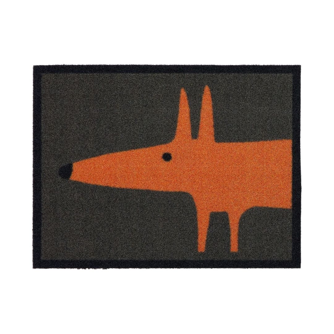 Hug Rug Doormat Mr Fox Orange