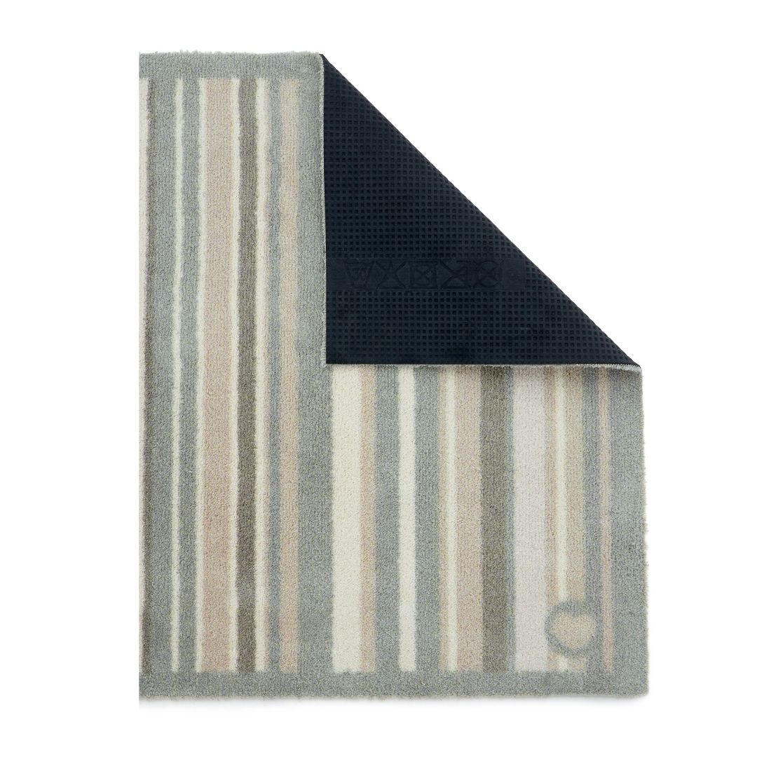 Hug Rug Doormat Sage Stripe
