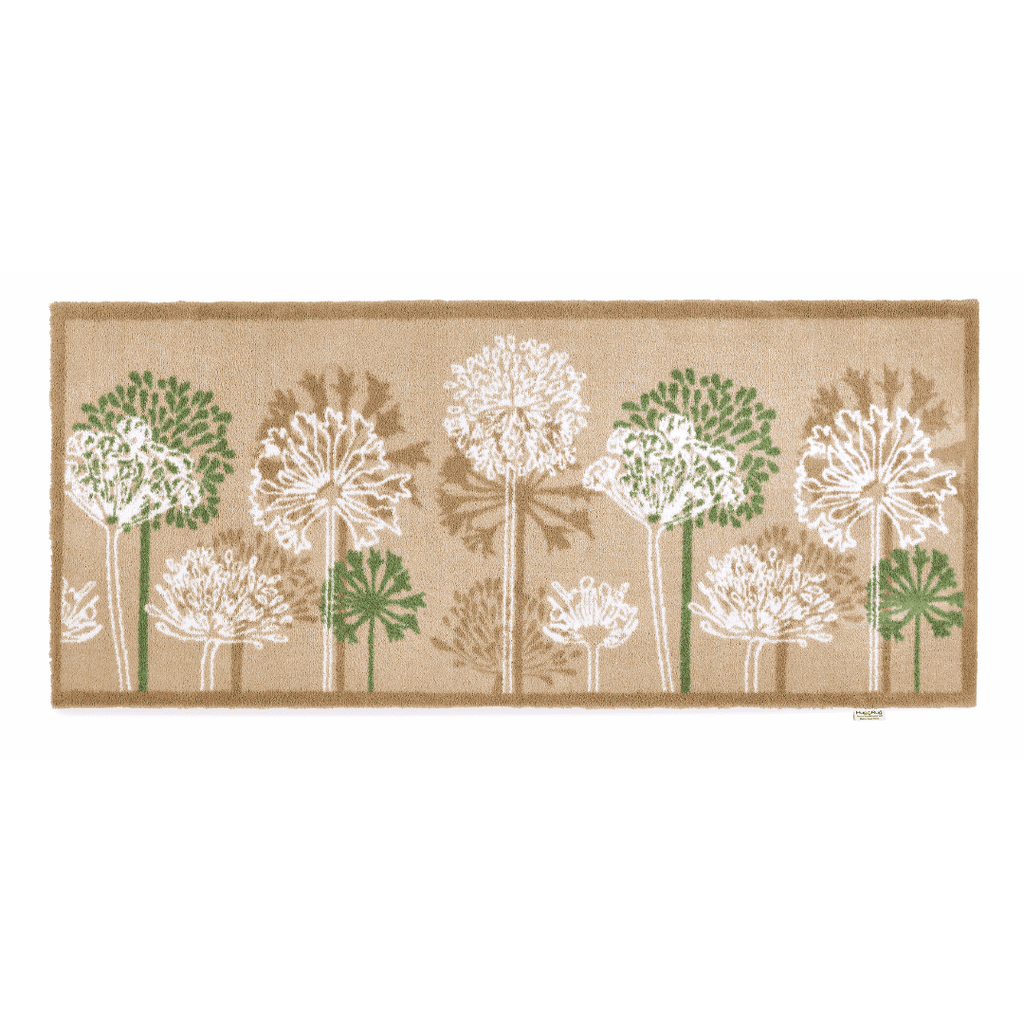 Hug Rug Runner – Dandelions Design | Eco-Friendly & Washable Mat | The ...