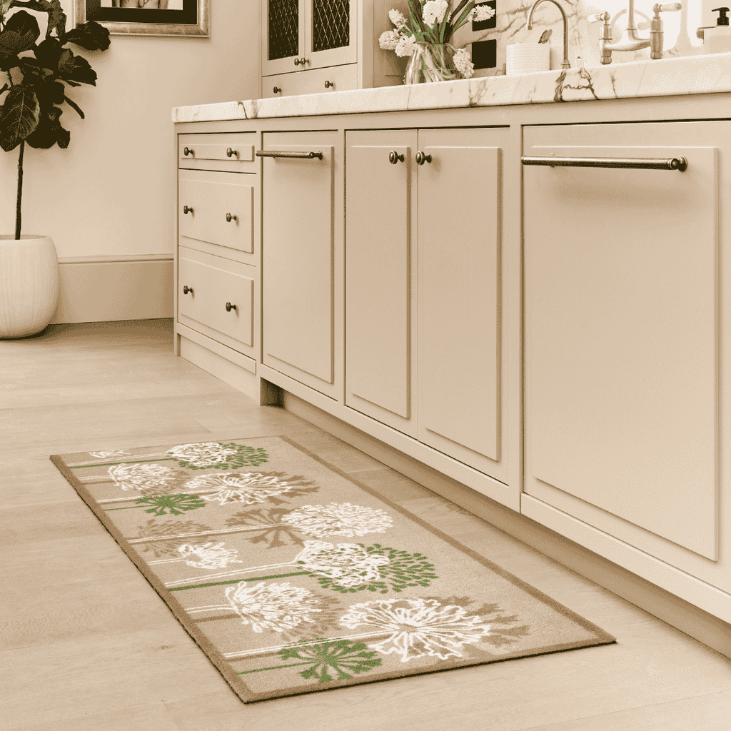 Hug Rug Runner – Dandelions Design | Eco-Friendly & Washable Mat | The ...