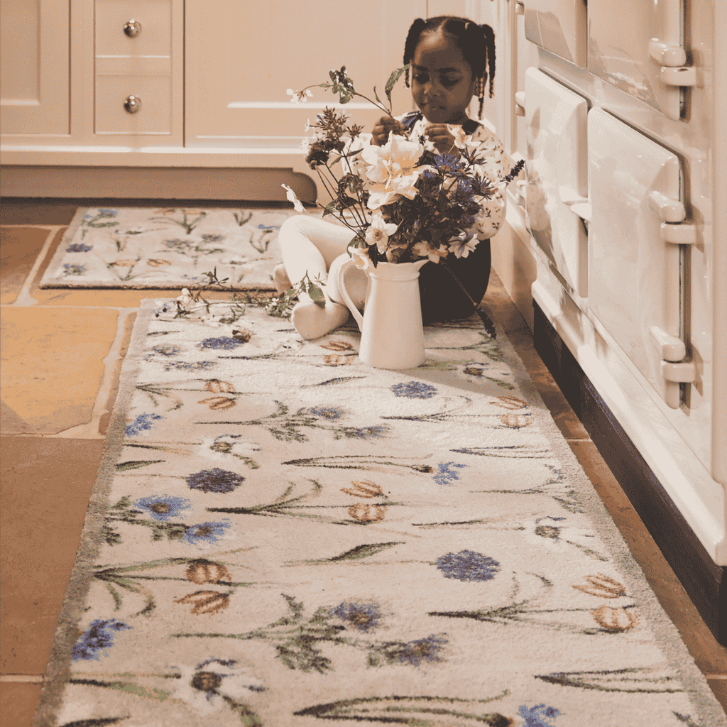 Hug Rug Runner Garden Multi Floral The Garden House