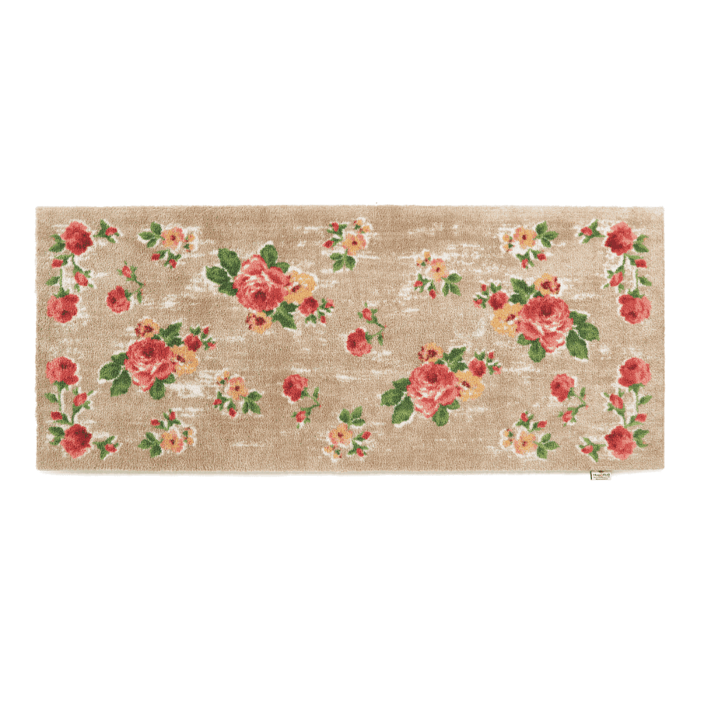 Hug Rug Runner Vintage Rose | Eco-Friendly Non-Slip Hallway Mat | The ...