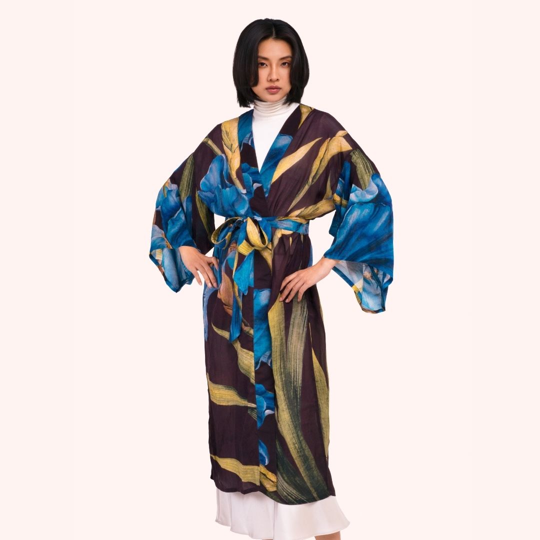 Kimono Jacket Long - Iris