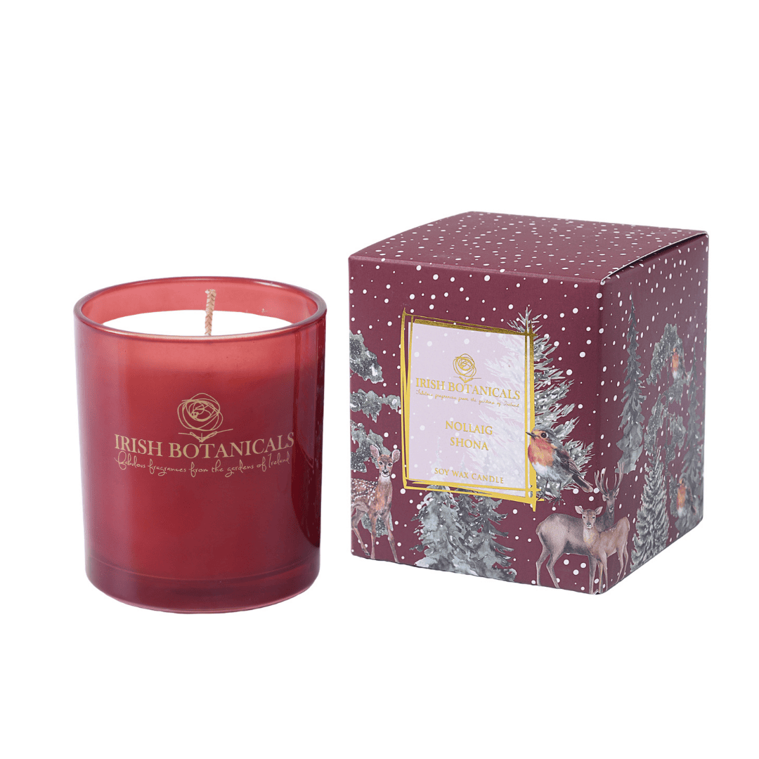 Christmas Candle - Irish Botanicals - Nollaig Shona