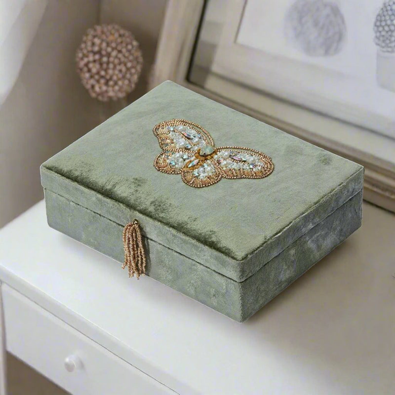 Jewellery Box Kelly Green