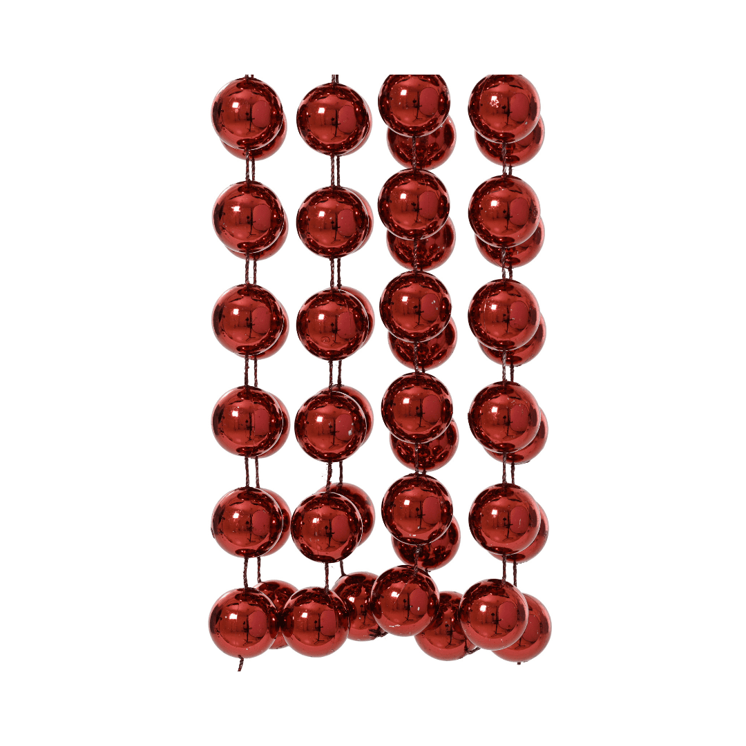 Christmas Bead  Garland XXL Oxblood