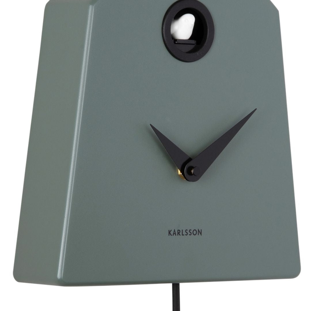 Wall Clock Grafico Cuckoo - Jungle Green