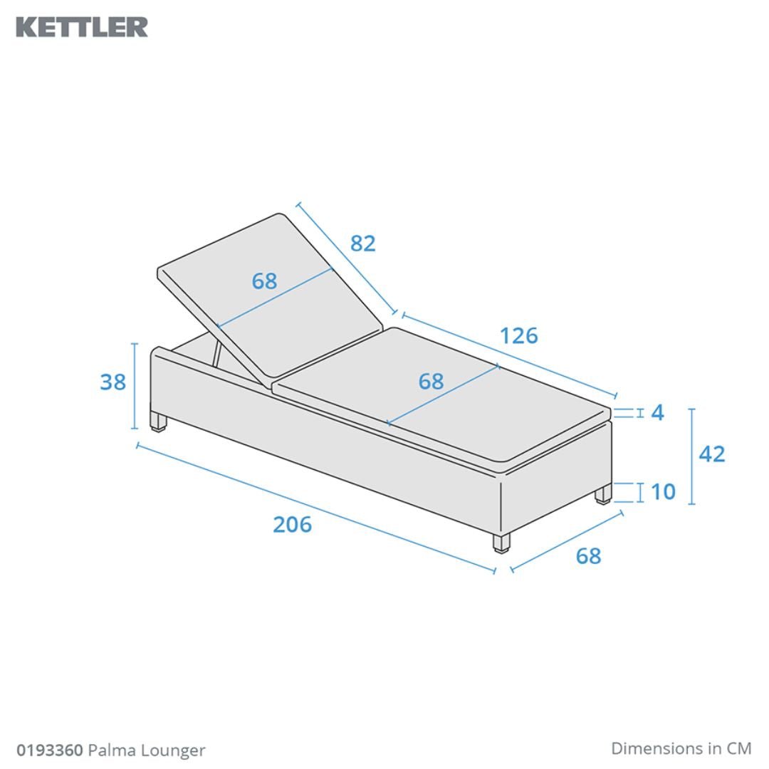 Kettler Palma Sun Lounger