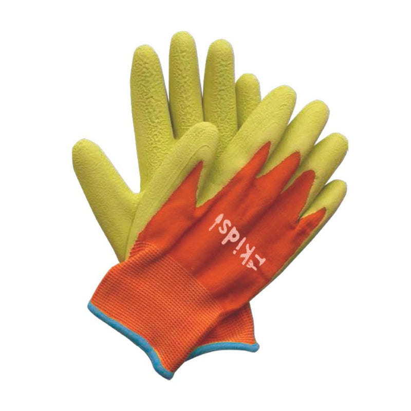 Kids Gardening Gloves Green/Orange