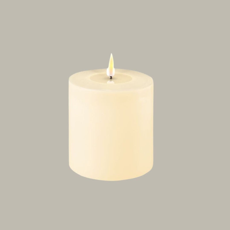 LED Candle Cream 10x10cm - The Garden HouseDeluxe Homeart