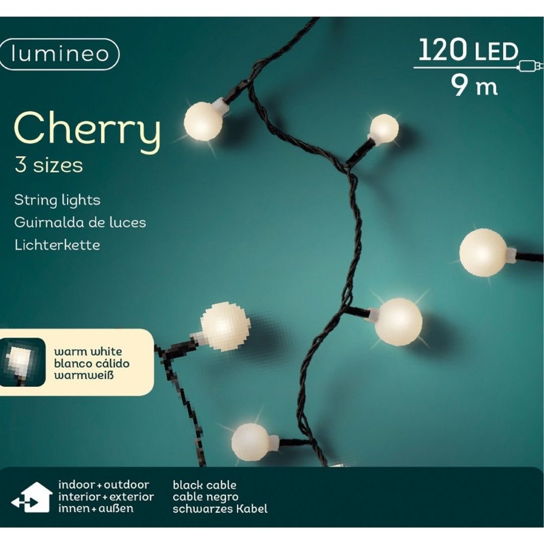 LED Cherry String Lights Warm White