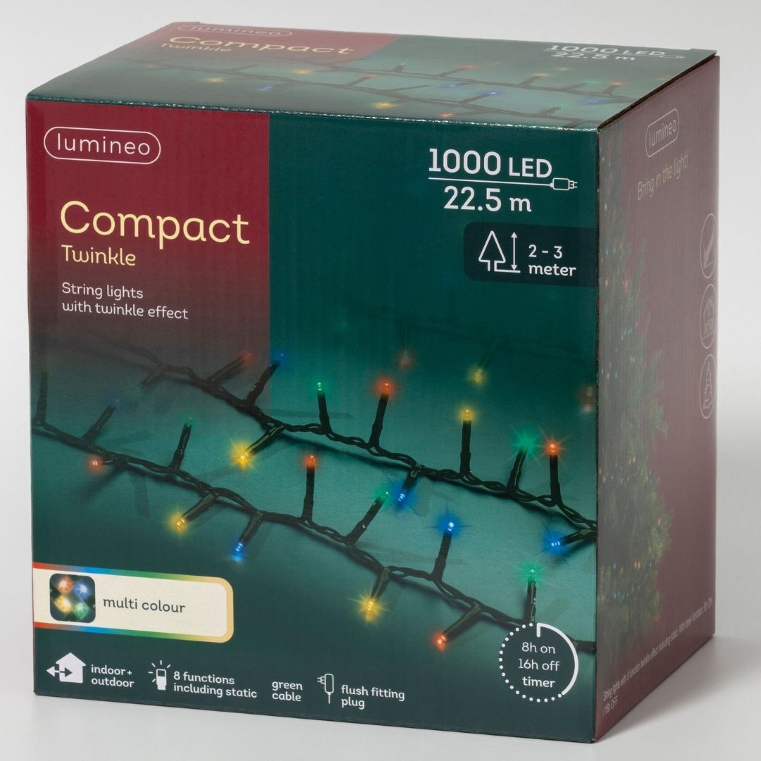 Christmas Lights LED Compact 1000 LED - Multi Colour
